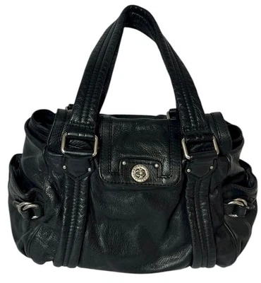 Bolso negro Marc By Marc Jacobs Totally Turn Lock de cuero flexible suave Foto 1 de 4