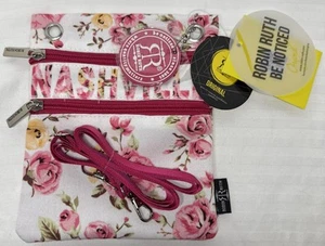 Robin Ruth Crossbody Bag Purse Nashville NWT Pink Floral Adjustable Strap - Picture 1 of 7