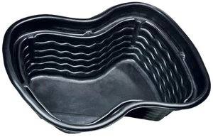 Laghetto Artificiale Termoformato in PE 124x90x58 cm 250 Litri Nero - Foto 1 di 1