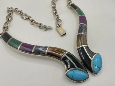 LINDO vintage Joan RIVERS 5 fios VIDRO ROSA pepitas, cristais COLAR - Imagem 1 de 4