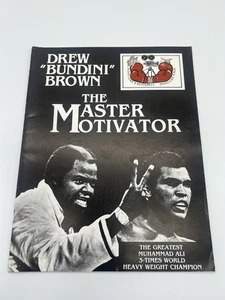 Master Motivator Drew Bundini Programa Marrón Muhammad Ali Boxeo Original De Colección - Imagen 1 de 3