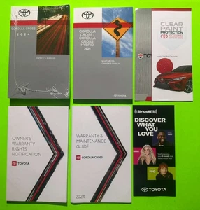 Toyota Corolla Cross 2024 juego manual del propietario de fábrica con navegación *OEM* - Imagen 1 de 5