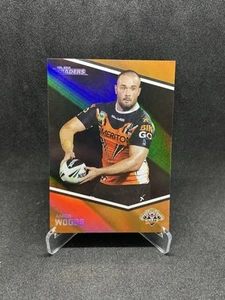 AARON WOODS 2014 NRL Traders Black Parallel – PS176 Wests Tigers - Picture 1 of 2