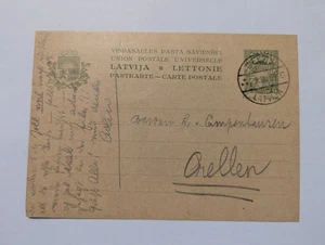 Lettonia intero postale Cesis 1931 - Foto 1 di 4