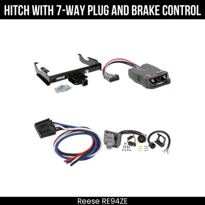 Hitch Tow PKG+ Brake Control For 63-87 Chevy GMC C/K 99-00 Ford F-350 Super Duty - Image 1 of 4