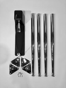 Wurlitzer Electric Piano Legs, Plates and Sustain pedal ( 200 200a 206 ) - Picture 1 of 3