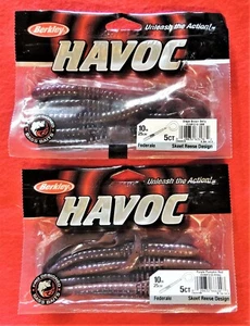 2pks Berkley Havoc Federale Bait 10" Bass Fishing Lures Skeet Reese Design 10pc - Picture 1 of 1