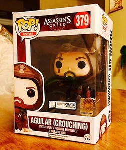 Loot Crate December 2016 - Assassin's Creed Aguilar (Crouching) POP! Exclusive - Picture 1 of 8