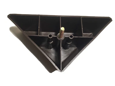 Triángulo Esquina Patas de Plástico Marrón con Perno TR663 - Sofá, Sofá, Sofá, Silla (4 Patas) Foto 1 de 4