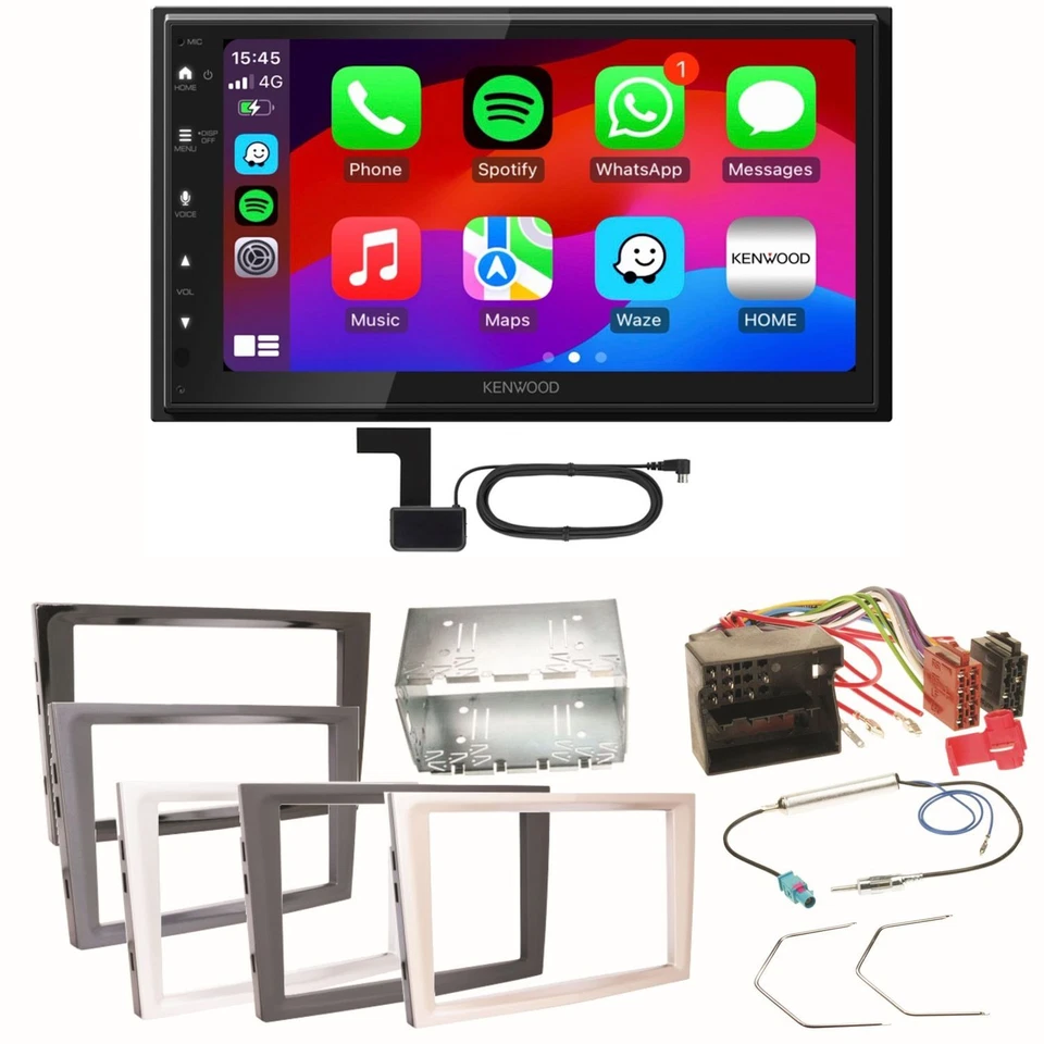 Kenwood DMX6523DABS CarPlay Einbauset für Opel Astra H Corsa D Zafira B Antara - Bild 1 von 1