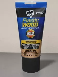 DAP Plastic Wood 6 oz. All Purpose Wood Filler, Sand Stain  & Paint - Golden Oak - Picture 1 of 6