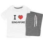 'I Love Singapore' Kids Nightwear / Pyjama Set (KP033889)