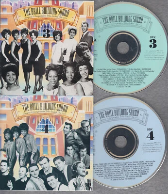 BRILL BUILDING SOUND ТОМ 3 + 4 CAROLE KING LESLEY GORE GENE PITNEY ЛОТ ИЗ 2 КОМПАКТ-ДИСКОВ - Изображение 1 из 4