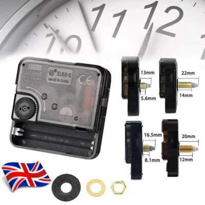 Quartz DIY Wall Clock Movement Mechanism Tool Silent DIY Repair Parts UK - Image 1 of 4