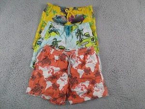 Vilebrequin Swim Trunks Boys Size 10 12 ANS Lot of 3 Shorts Turtle Swimming Surf - Picture 1 of 21