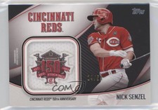 2020 Topps Special Event Jersey Sleeve Black /50 Nick Senzel Jumbo Patch