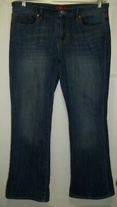 Jeans denim bootcut basso Lucky Brand donna taglia 14 Sweet 'N misura 36" x 30" - Foto 1 di 8