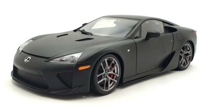 Autoart 1/18 Scale Diecast 78832 - Lexus LFA - Matt Black - Image 1 of 4