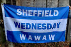 Sheffield Wednesday The Owls Flag 5ft by 3ft - Shirt Scarf Badge Poster Stickers