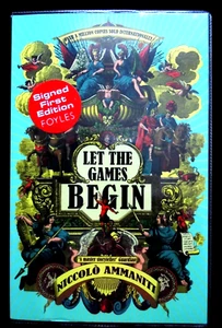 SIGNED; Niccolo Ammaniti - Let The Games Begin (2013-1st) Paperback Novel, Foyle - Picture 1 of 5