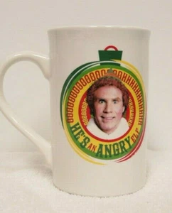 Taza Buddy the Elf 16 oz ""He's An Angry Elf"" usada - Imagen 1 de 4