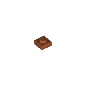Lego - Dark Orange 1x1 - Plate - Picture 1 of 1