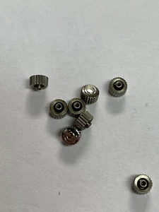 Original Silver Colored Certina Crown 3.7 Dia 2.20 High Stem 0.9mm 2.0 Tube - Picture 1 of 2
