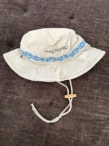 Vintage Pacific Palisades California Bucket Hat Chin Strap 90s - Picture 1 of 7