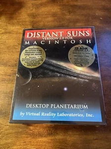 Vintage Distant Suns Desktop Planetarium 2.0 Macintosh Sealed Virtual Reality - Picture 1 of 6