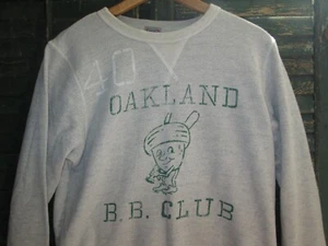 Ebbets Field Flannels Retro Vtg Oakland Oaks acorns Baseball Club Sweatshirt USA - Picture 1 of 6