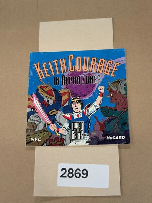Keith Courage in Alpha Zones - Turbo Grafx - Manual Only **NO GAME! - Image 1 of 4