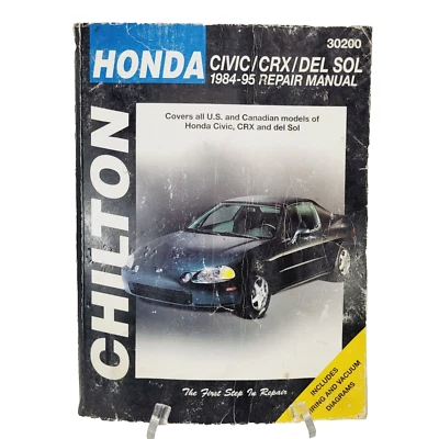 Chilton 30200Honda Civic/CRX/Del Sol 1984-1995 Repair Manual Wiring/Vac Diag. - Image 1 of 4