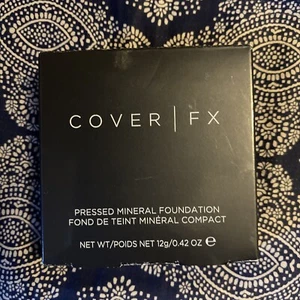 Cover FX Matte Pressed Mineral Foundation SHADE: N120 Neutral Ebony, New In Box - Picture 1 of 4