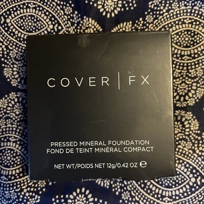 Cover FX Matte Pressed Mineral Foundation SHADE: N120 Neutral Ebony, New In Box - Image 1 of 4
