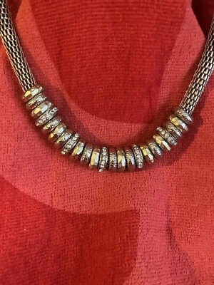 Collar/gargangantilla Alfani tono plata y oro en negrita Foto 1 de 4