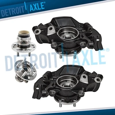 2.4L Front Steering Knuckle Assembly Rear Wheel Hub Bearings for 2011 Kia Optima - Image 1 of 4