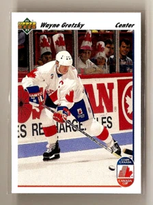 Tarjeta de hockey Wayne Gretzky 1991-92 Upper Deck #13 casi nueva/como nueva LA Kings - Imagen 1 de 2