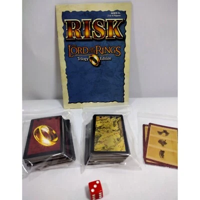 Risk Lord of the Rings Trilogy Edition Replacement territory cards instructions - Image 1 of 4