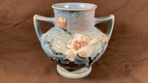 Rosaville Cerámica Azul con Flor de Magnolia Art Deco Artesanía Deco Deco Decoración - Imagen 1 de 12