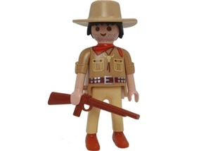 Playmobil Cowboy mit Hut & Gewehr - Western - C51 - Bild 1 von 3