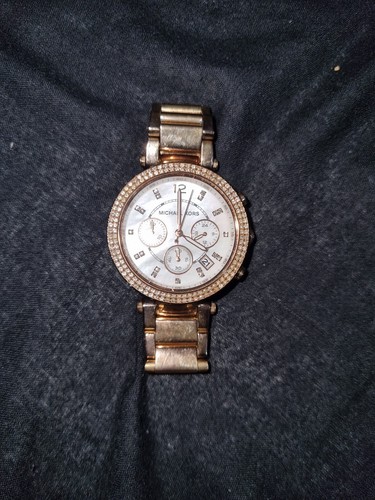 Orologio da polso Michael Kors MK5491 Parker Cronografo Donna Madreperla Rosa