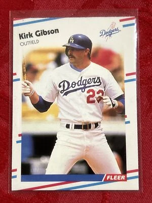1988 Fleer Update Kirk Gibson #U-93 Los Angeles Dodgers - Image 1 of 4