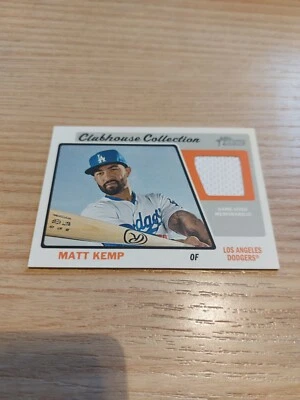 Matt Kemp 2015 Clubhouse Collection Jersey Los Angeles Dodgers Relic Jersey  - Image 1 of 2