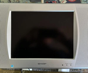 Classic SHARP 12” Inch LCD TV w Built in Speakers . LC-13SH4U, Mounting Bracket. - Picture 1 of 7