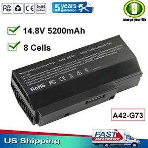 Battery A42-G73 G73-52 for ASUS G73 G73JH G73JW G73j G53 G73SW G53S 5200mAh - Picture 1 of 13