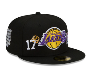 Los Angeles Lakers New Era 17x Count The Rings 59FIFTY Fitted Hat 