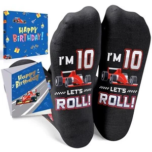 10 Year Old Birthday Gifts Socks Ideas - Ten Year Old Gifts in Birthday Greet... - Picture 1 of 6