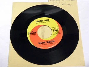 Summer Wind by Wayne Newton (Capitol 5470 good 45 record) - Picture 1 of 2