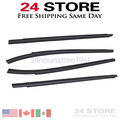 New 4PCS 822102S000 Outside Door Weatherstrip Belt for Hyundai Tucson 2009-2017 - Image 1 of 4