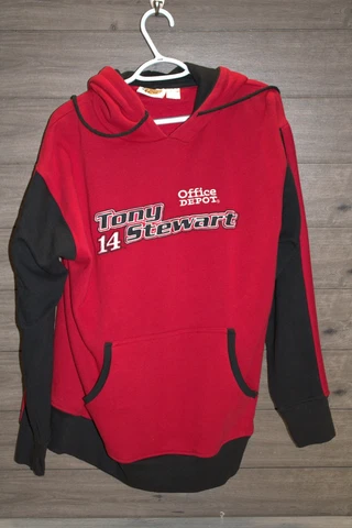 Winner's Circle NASCAR Red/Black #14 Tony Stewart Hoodie size Medium Cover
